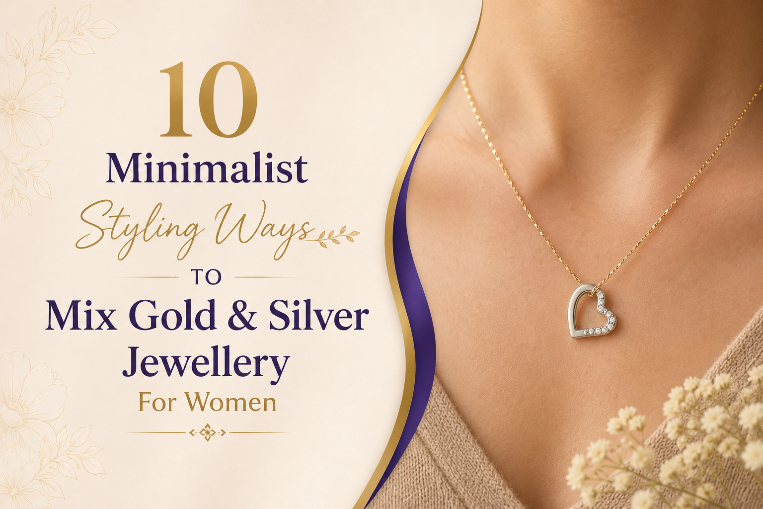 10 Minimalist Styling Ways to Mix Gold & Silver Jewellery For Women