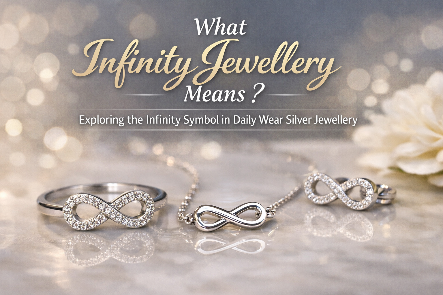 What Infinity Jewellery Means? Exploring the Infinity Symbol in Daily Wear Silver Jewellery