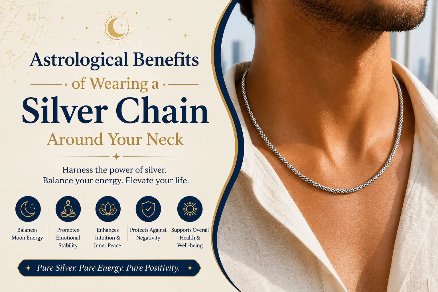 benefits of wearing a silver chain around your neck astrology blog banner