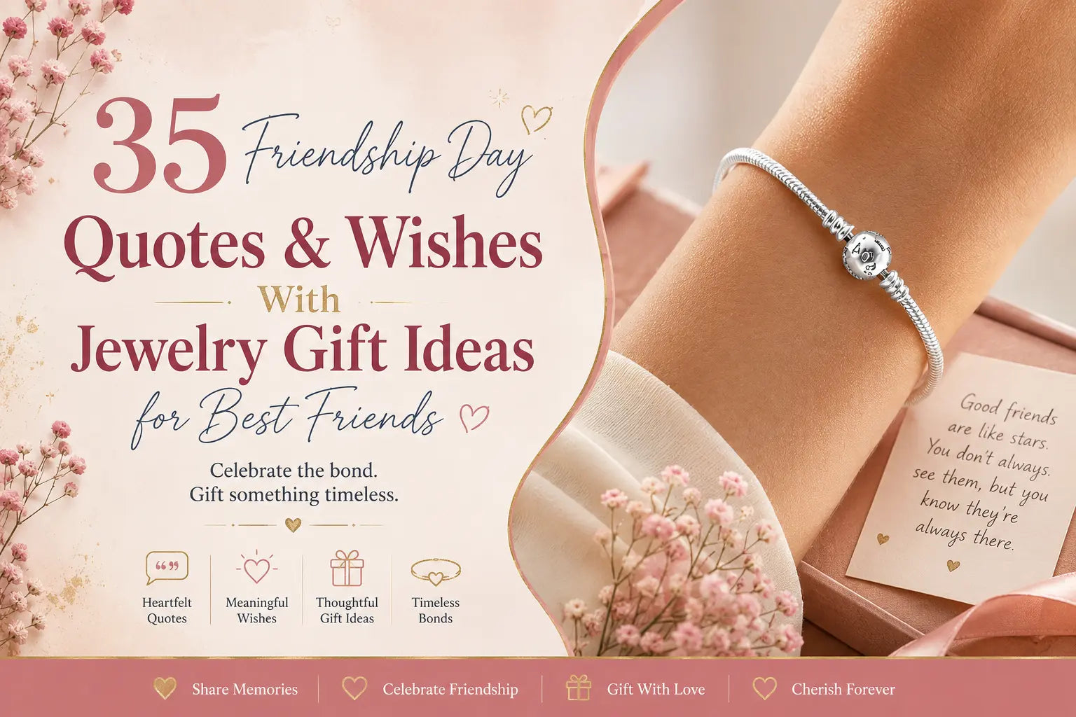 35 Friendship Day Quotes & Wishes With Jewelry Gift Ideas for Best Friends
