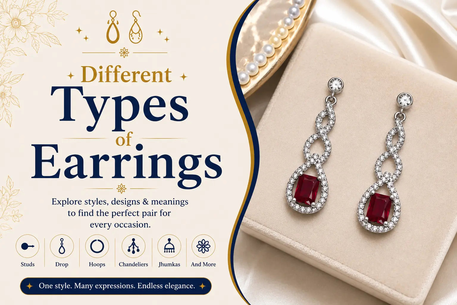 19 Different Types of Earrings and Which One You Should Go For