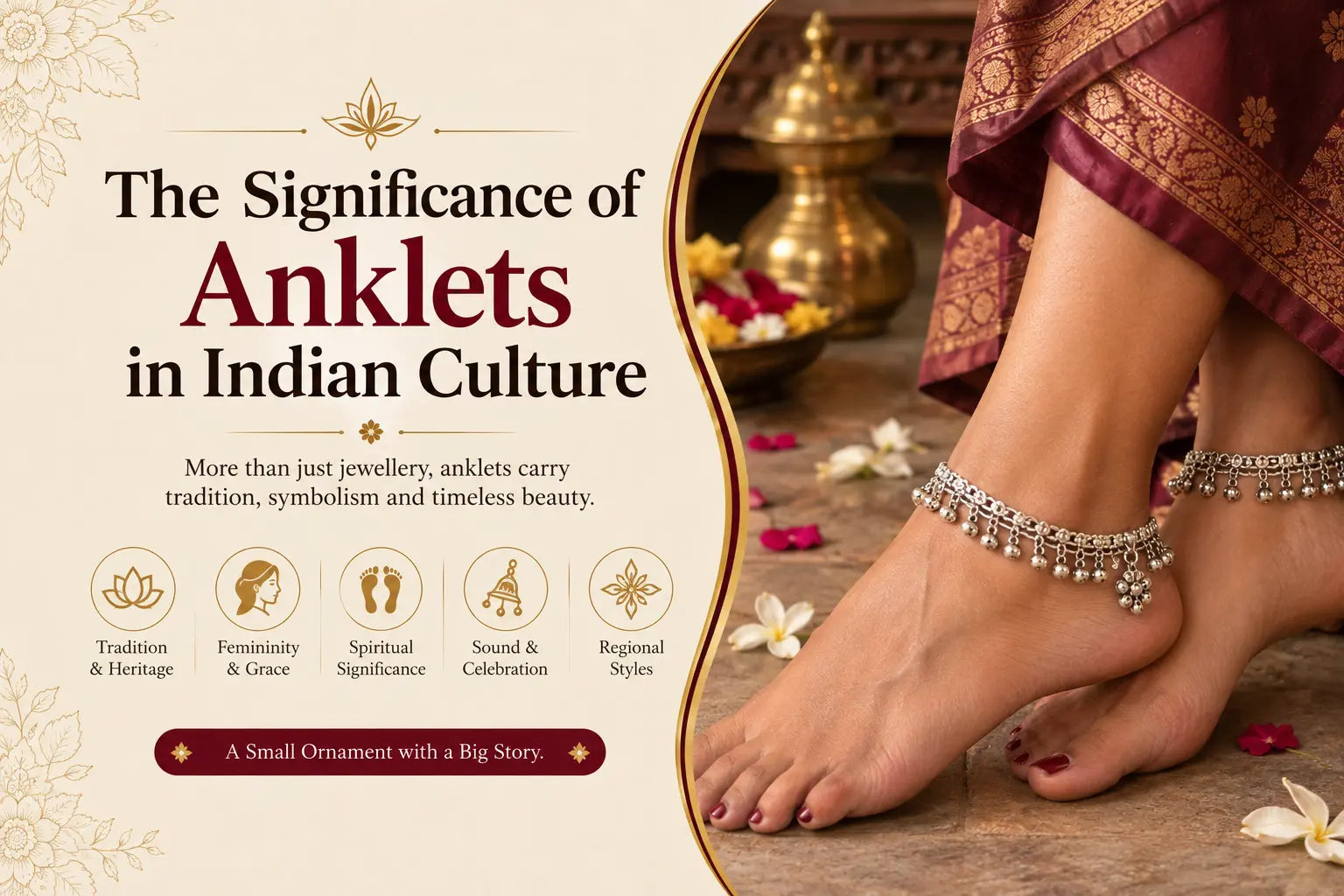 The Significance of Anklets in Indian Culture: Payal, Kolusu and the Story Behind Them