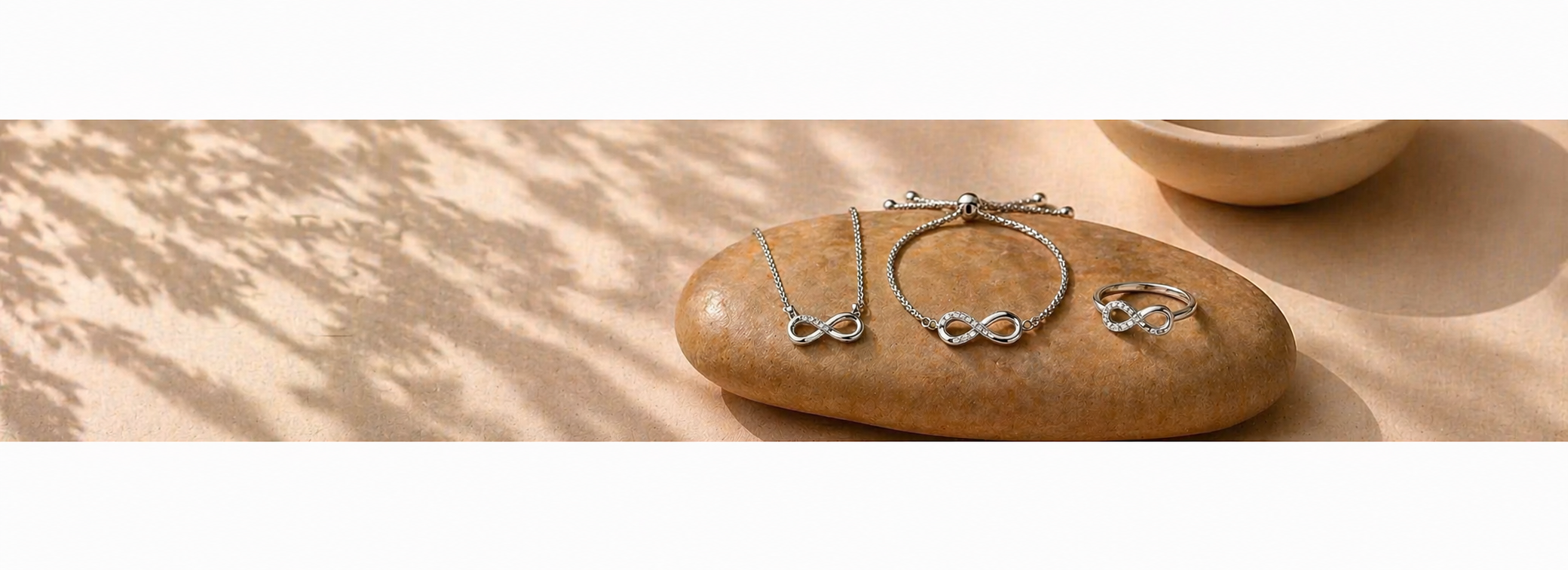 infinity silver jewellery category page banner