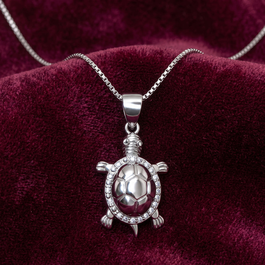 Silver Turtle Pendant