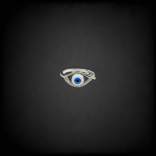Silver Rectangular Pave Signet Ring
