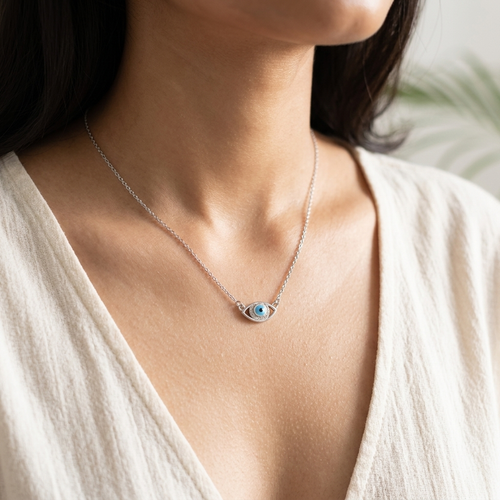 Blue Evil Eye Necklace