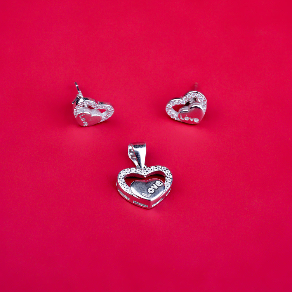 Fancy Love Heart Shape Butty Pendle