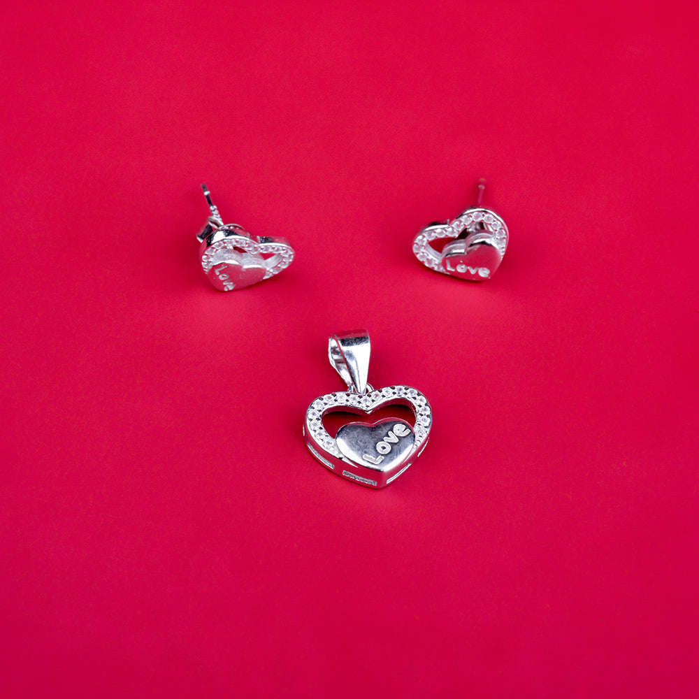 Fancy Love Heart Shape Butty Pendle