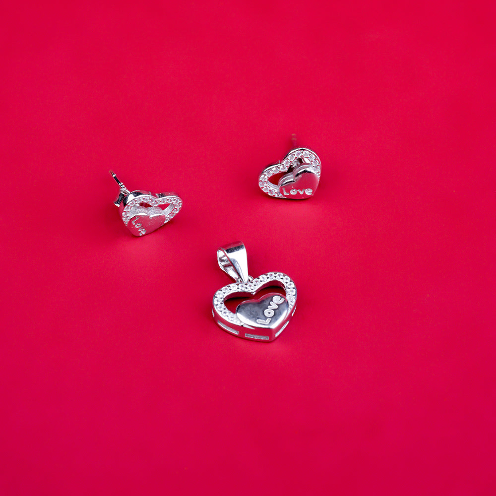 Fancy Love Heart Shape Butty Pendle