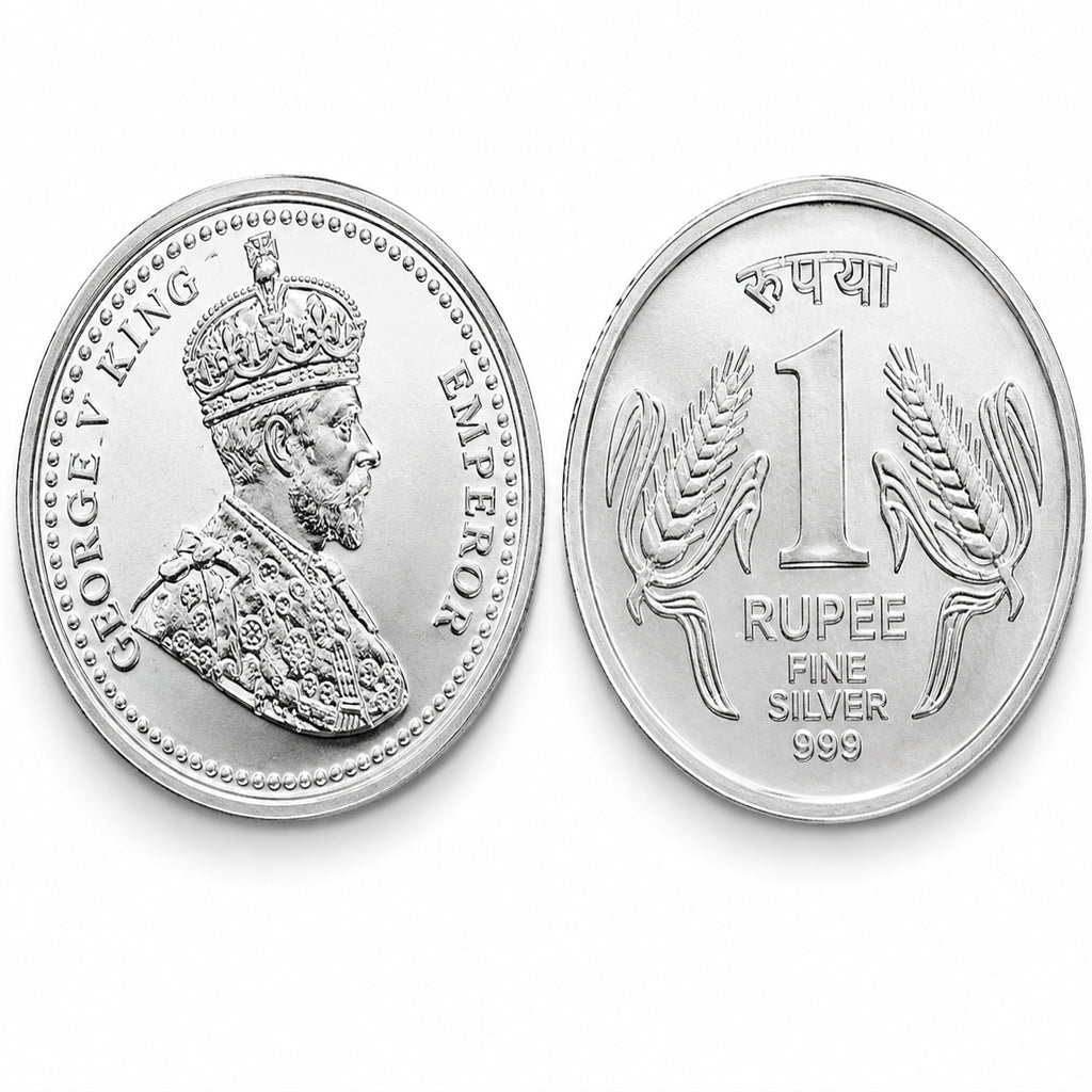 George V King Emperor Silver Coin (999 Fine Silver)
