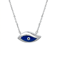 Stylish Evil Eye Lucky Charm Necklace - 4