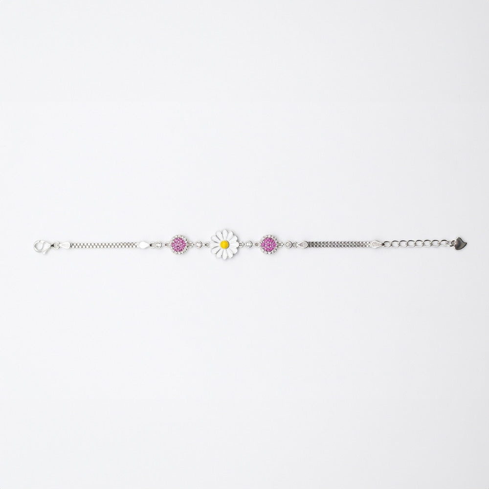 Trendy Silver Bracelet for Girls