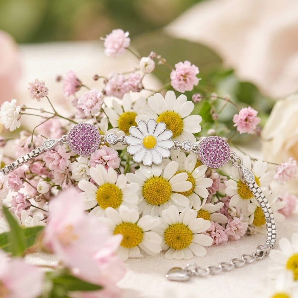 Trendy Silver Bracelet for Girls