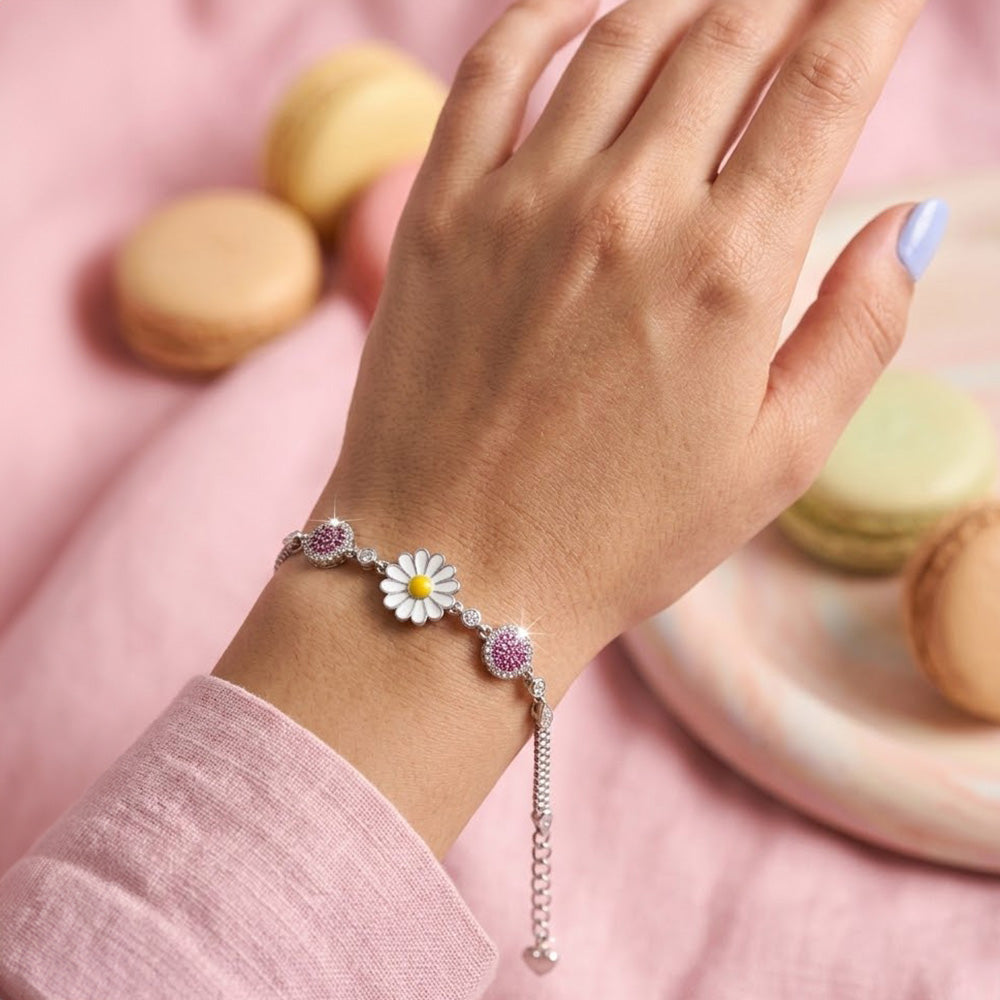 Trendy Silver Bracelet for Girls