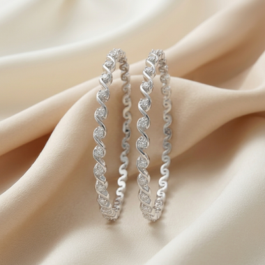 Silver Bangles