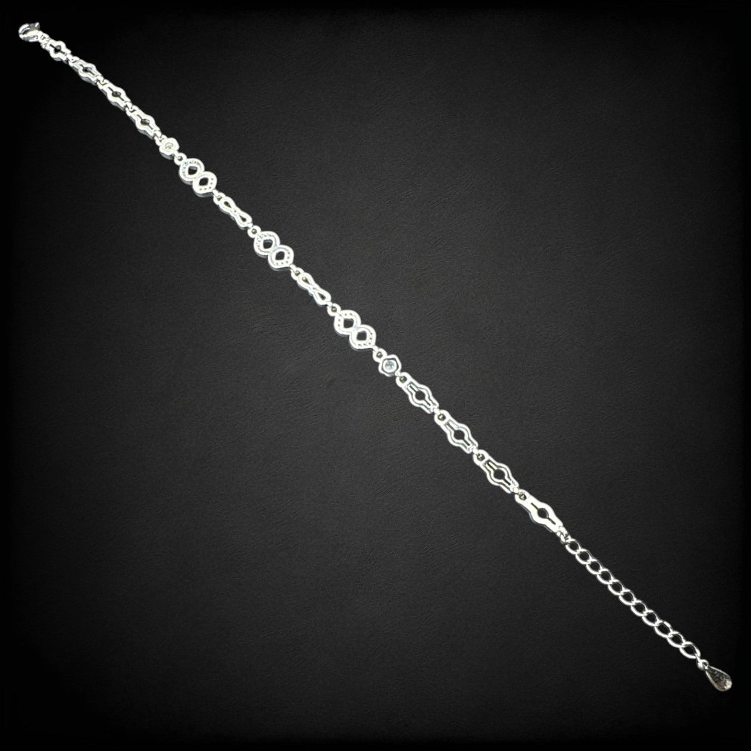 Infinity Link Silver Bracelet