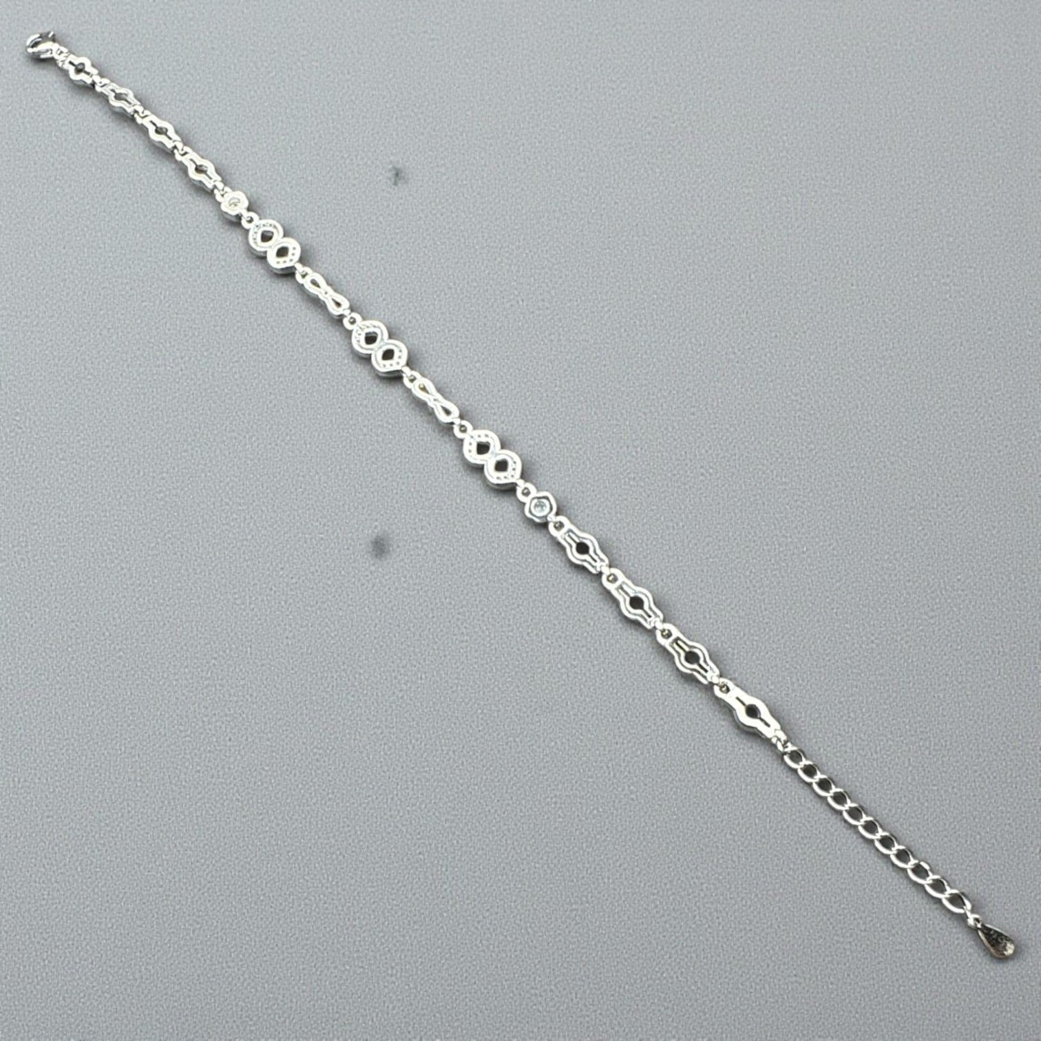 Infinity Link Silver Bracelet