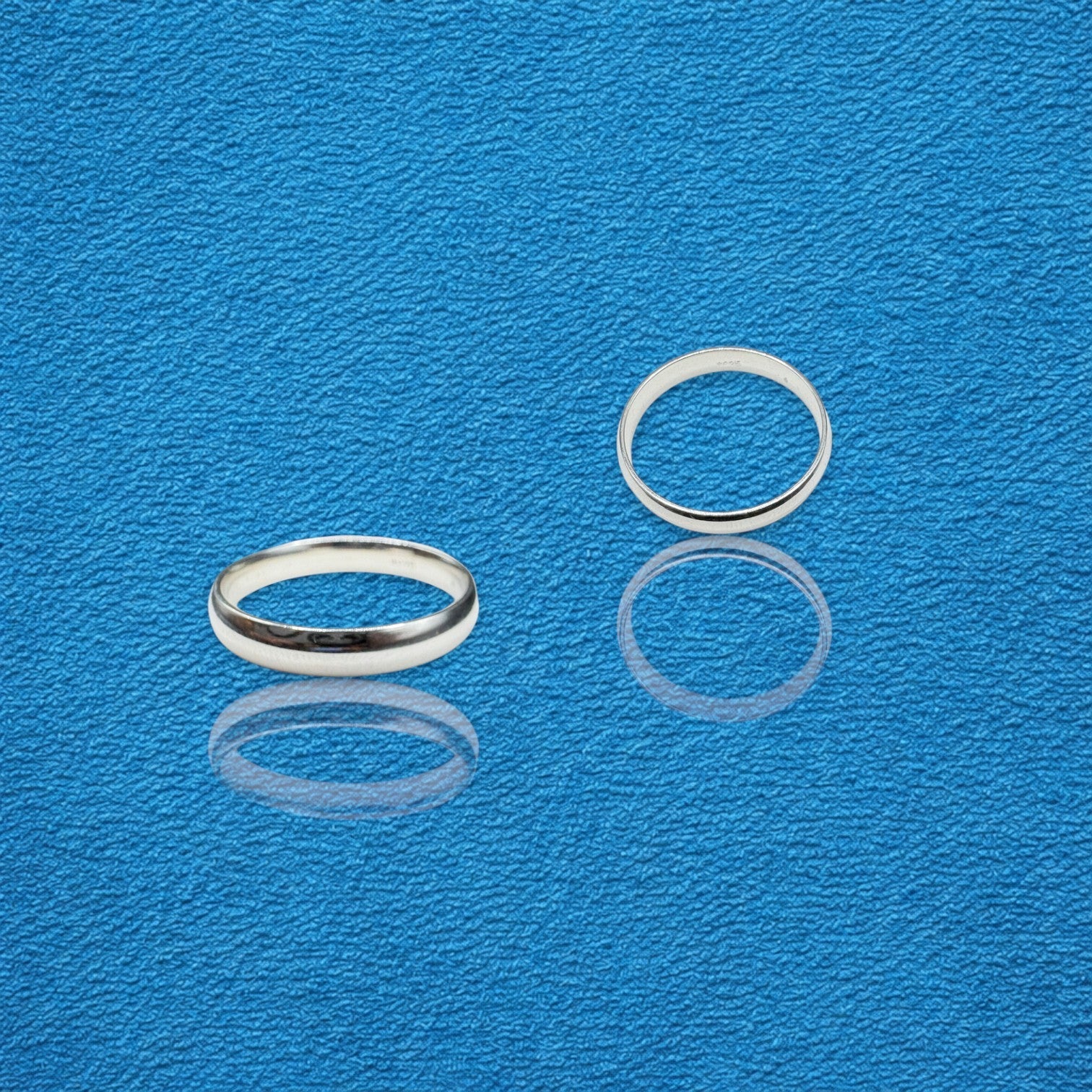 Plain Silver Ring for Men Women