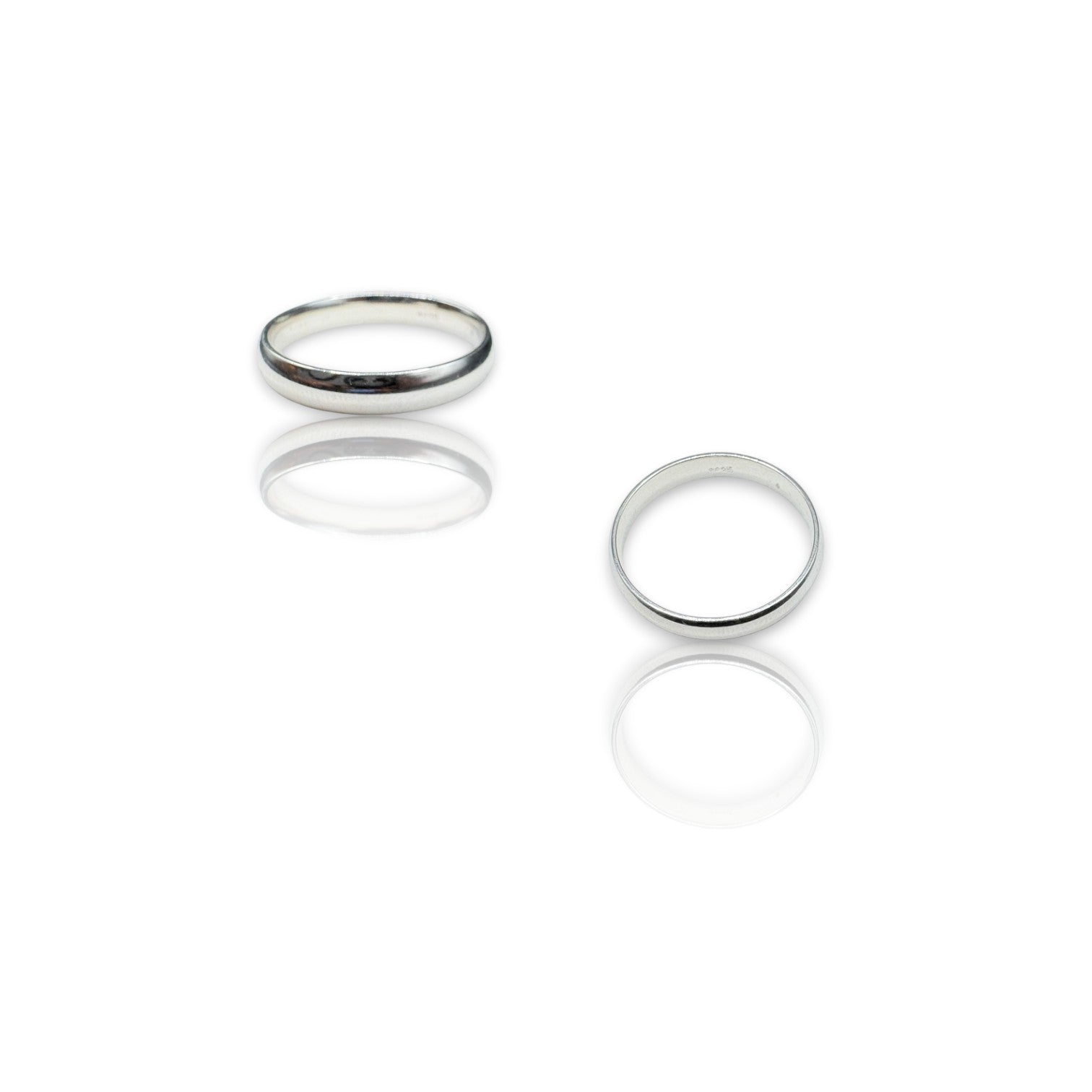 Plain Silver Ring for Men Women