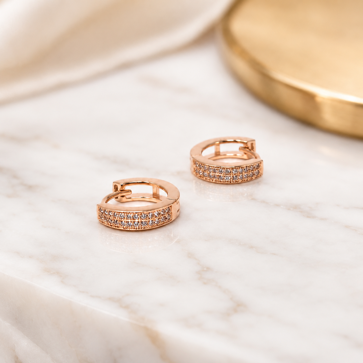 Rose Gold Pave Huggie Earrings_04