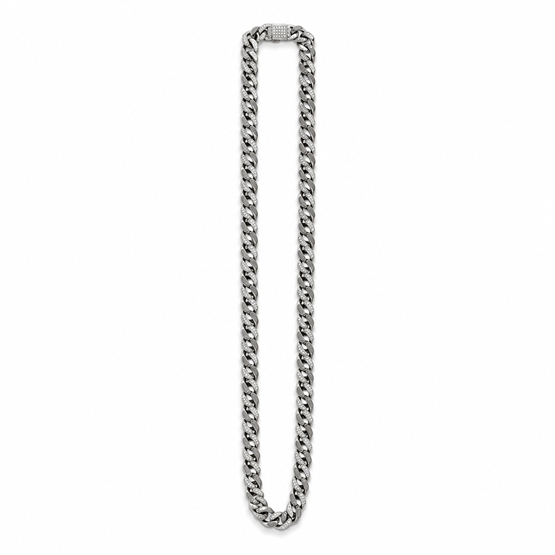 Silver Classic Cuban Link Chain