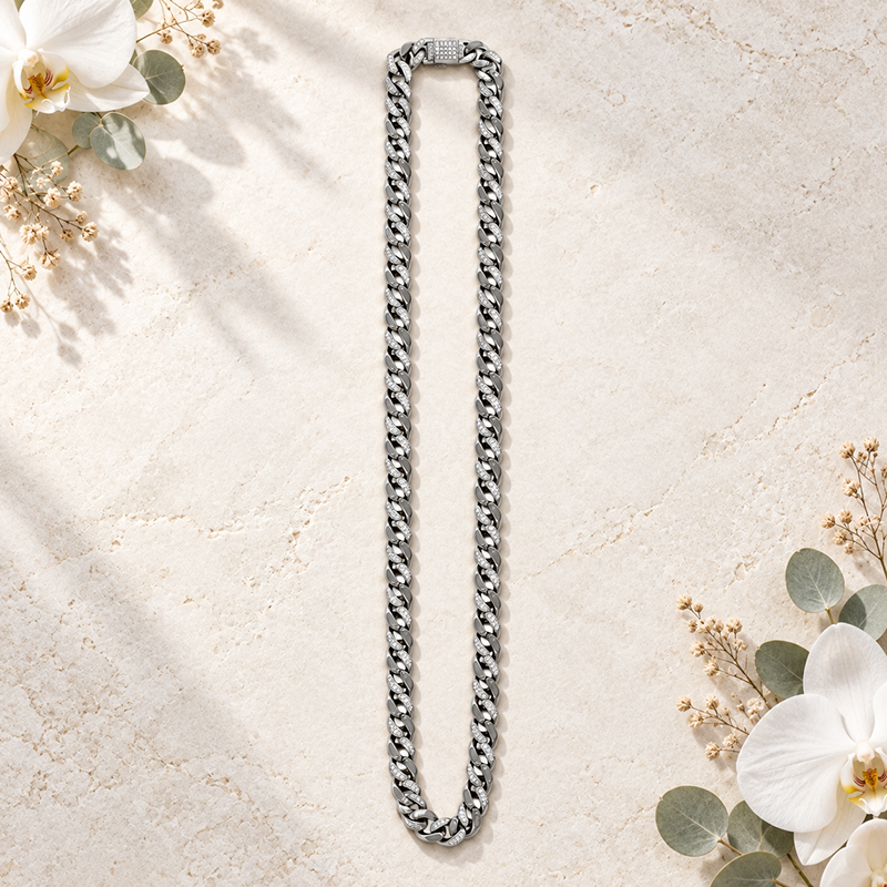 Silver Classic Cuban Link Chain